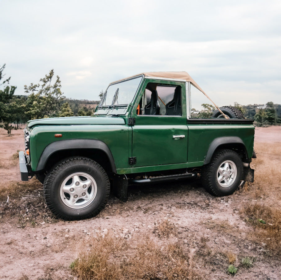 Defender 90 / 110 Bikini Top Canvas Verdeck Plane  (Baujahr vor 2000)
