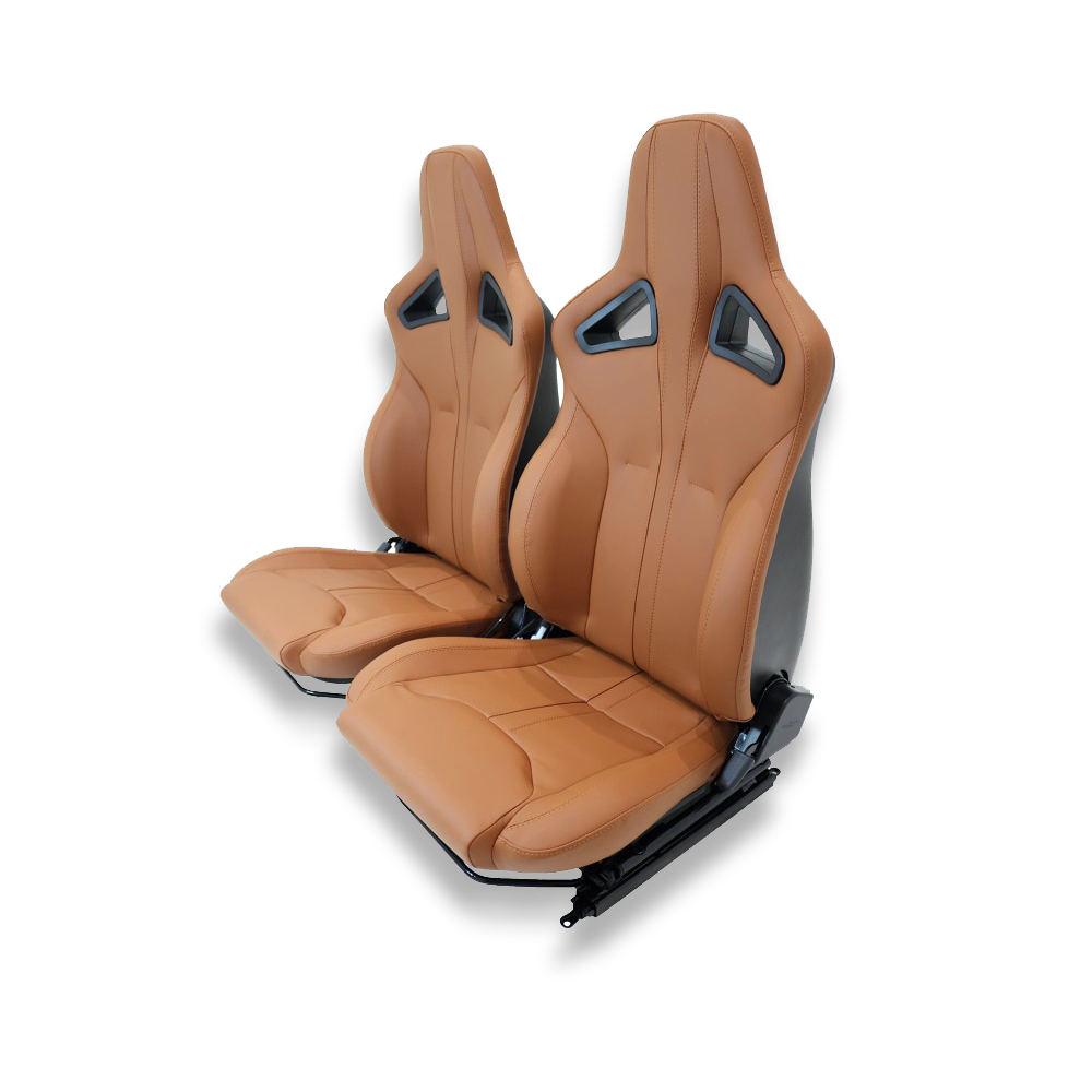 Elite Sports Sportsitze (Paar) Defender mit Sitzheizung Oxford Tan Vinyl