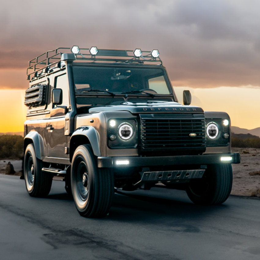 Frontscheinwerfer PEAC LED 7 Zoll Paar Land Rover Defender (alle Model ...
